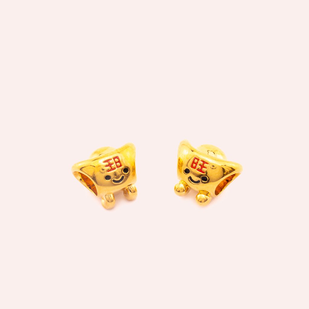 Small Lucky Sycee Charm — 24K Pure Gold