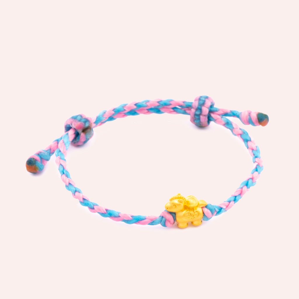 Custom Pony Baby Cord Bracelet