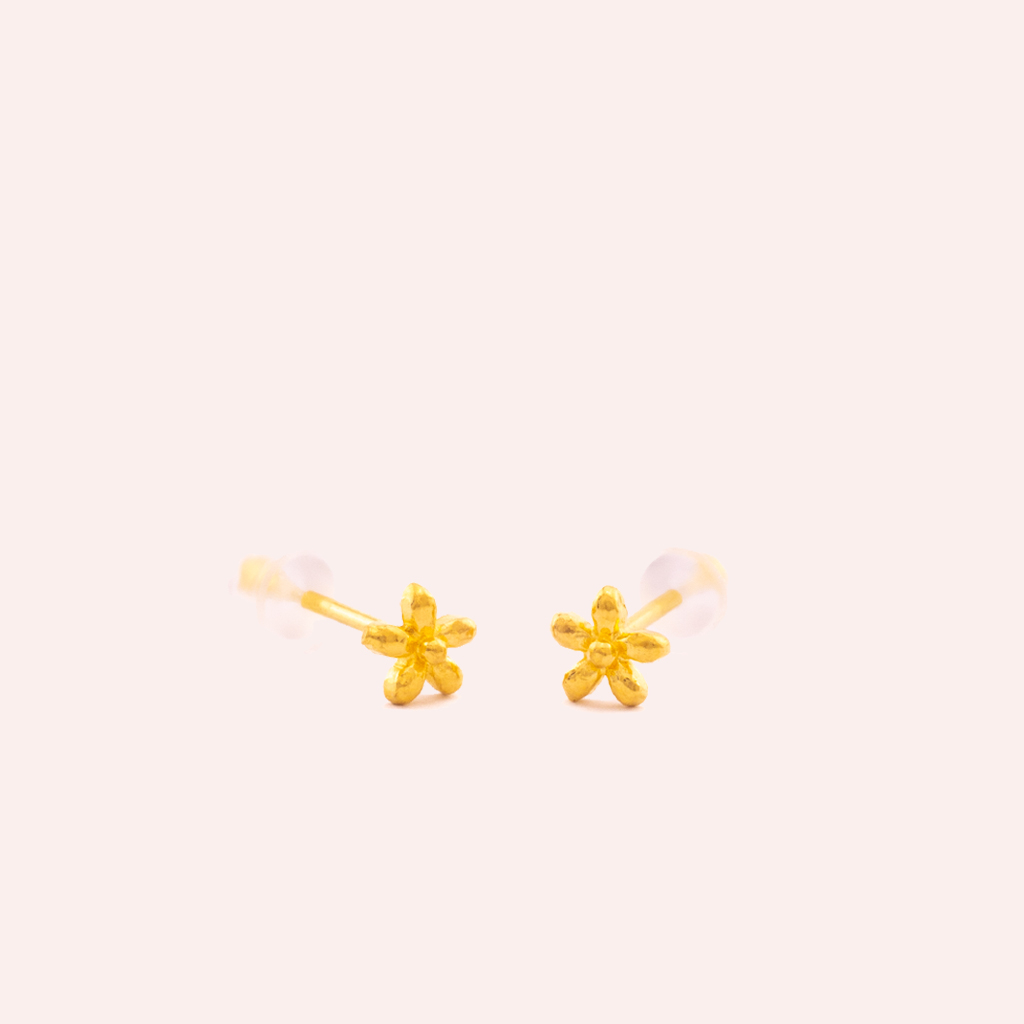 春語|迷你小花耳針