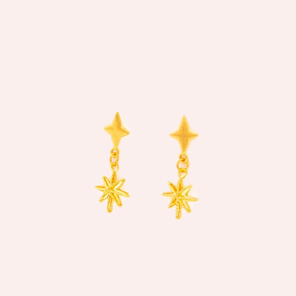 Dangle Star Studs