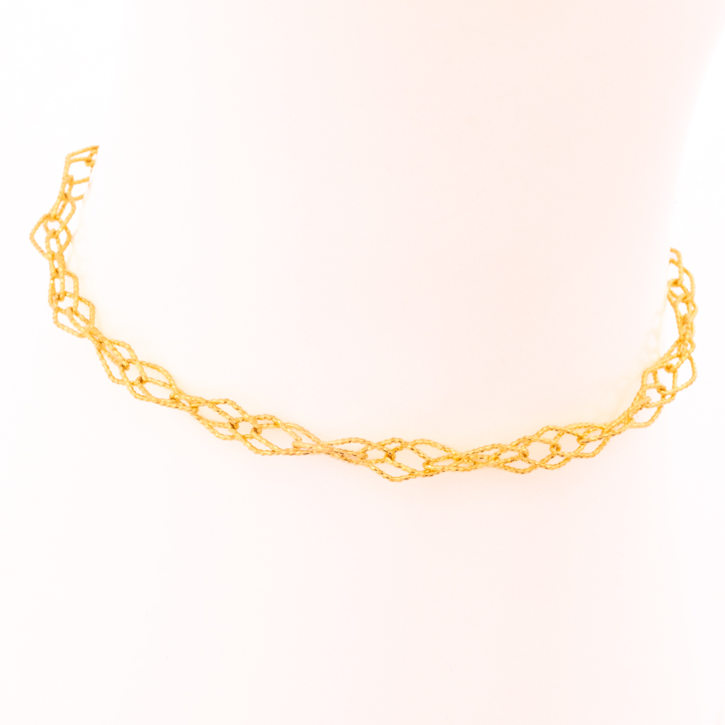 Shimmering Woven Bracelet