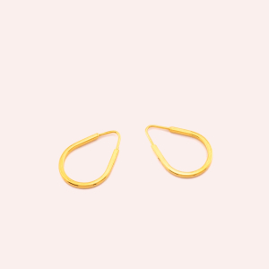 Teardrop Hoop Earrings