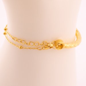 Diamond Pattern Half Bangle (detail thumbnail)