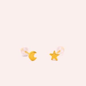 夜空|星月耳針