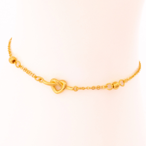 Pretzel Charm Bracelet