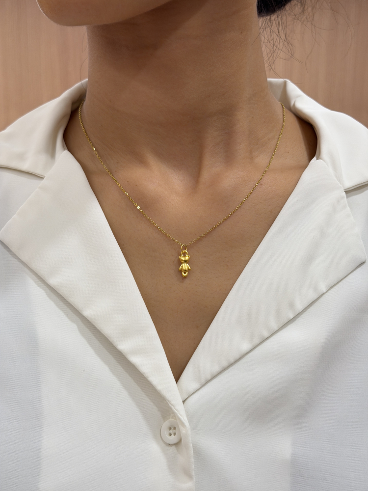 萌萌擔當|小熊墜 (worn photo)